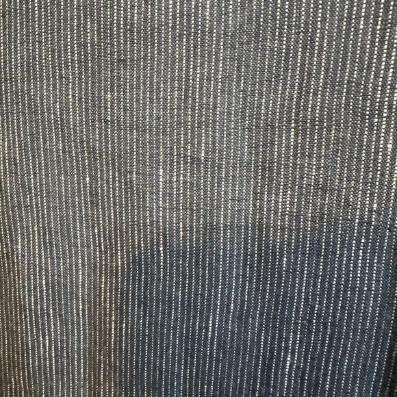 Untuckit Shirt Mens LRG Blue Linen Button Up Short Sleeve Preppy Beach Tropical - Picture 3 of 6